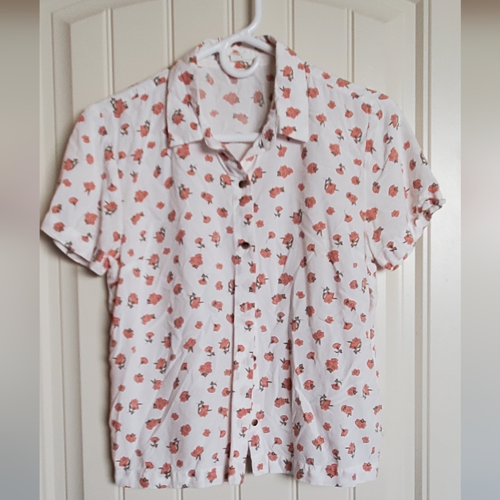 Vans button up womens small